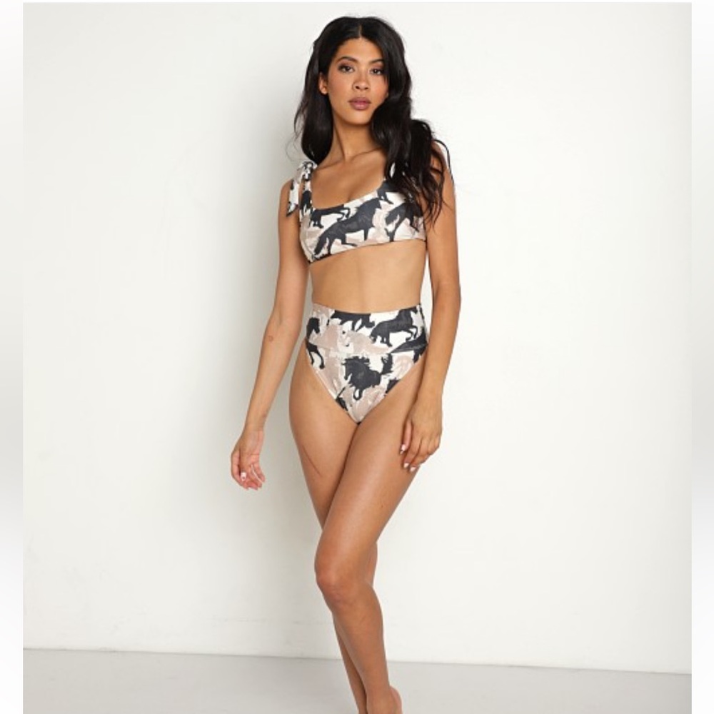 Beach Riot Highway bottom in Taupe Horse Brand new with tags